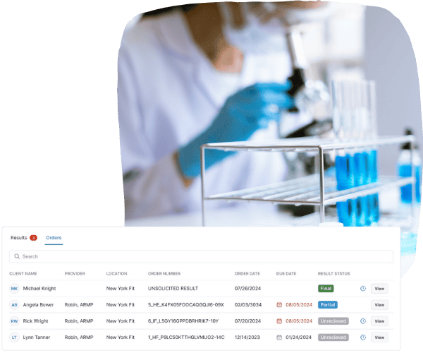 lab testing